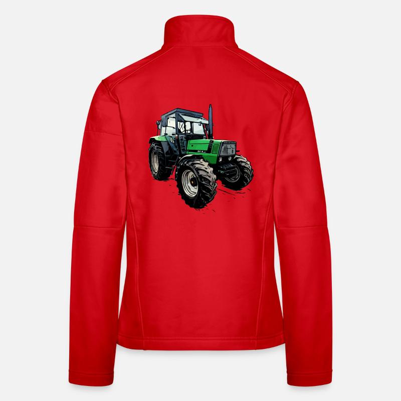 Traktor DX 4.31 - Frauen Softshelljacke - Rot