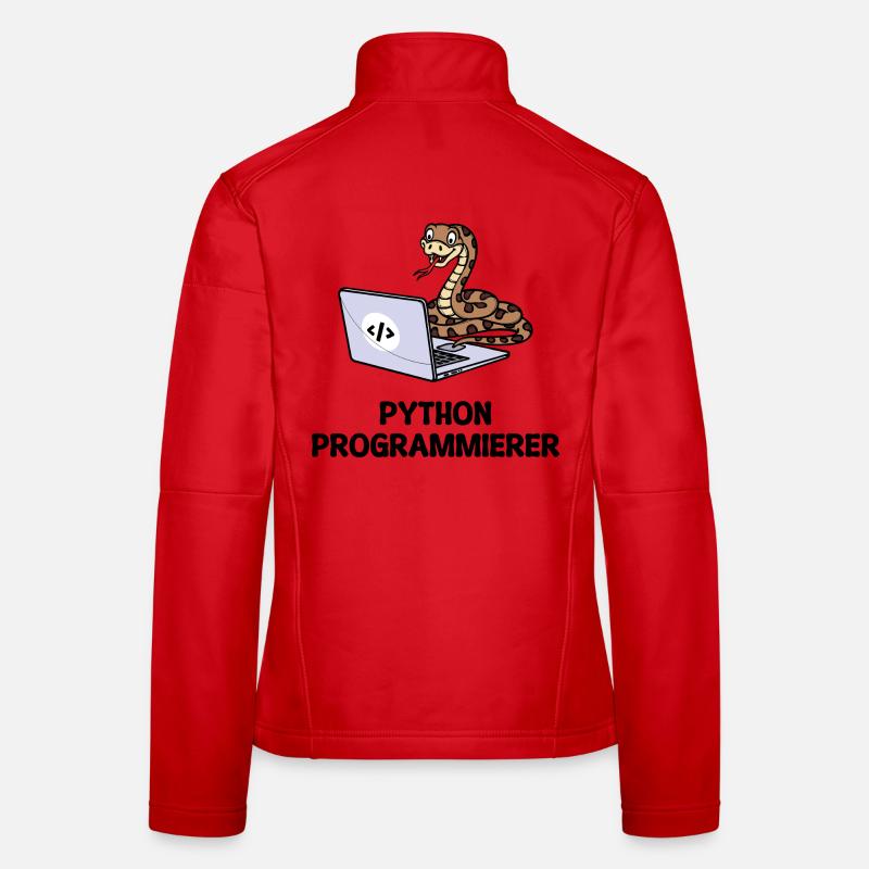 Programmierer Computer Code Developer Statement Frauen Softshelljacke
