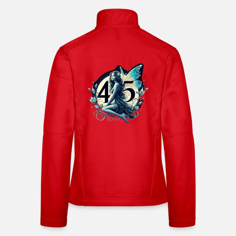 45 ans fée elfe anniversaire cadeau d’anniversaire Veste en tissu softshell Femme