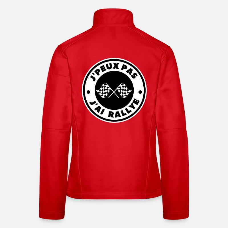Je peux pas j'ai rallye Veste en tissu softshell Femme