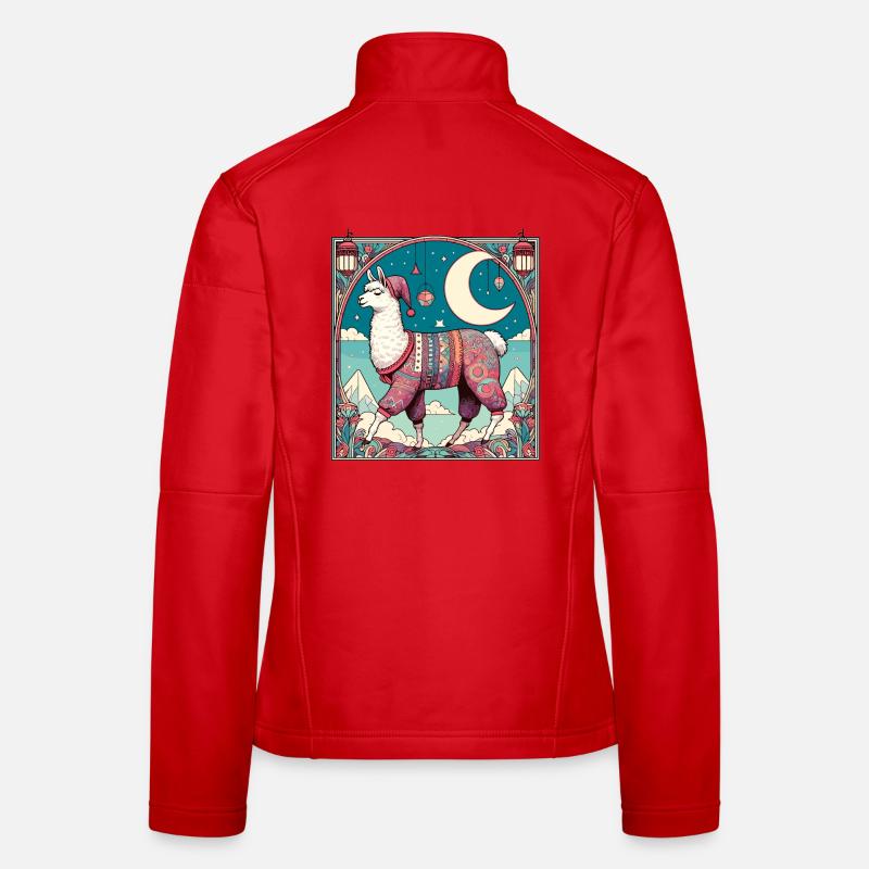 Cadeau de pyjama lama Veste en tissu softshell Femme