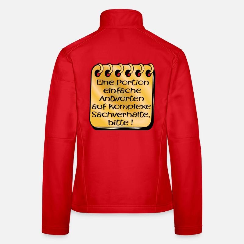 POPULISMUS Frauen Softshelljacke