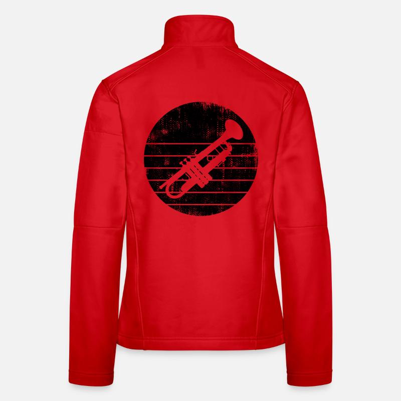 Trompete Frauen Softshelljacke