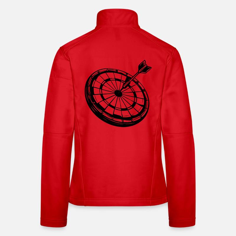 Dart Sketch Women's Softshell Jacket