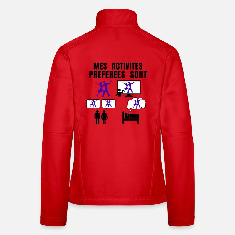 DANSE - MES ACTIVITES PREFEREES Veste en tissu softshell Femme