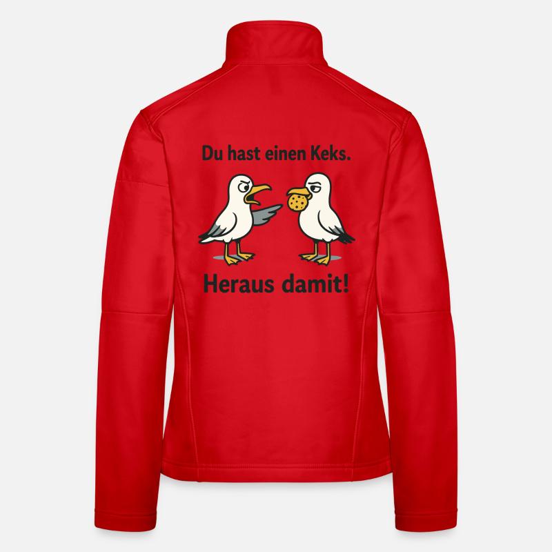Vous avez un cookie avec Veste en tissu softshell Femme