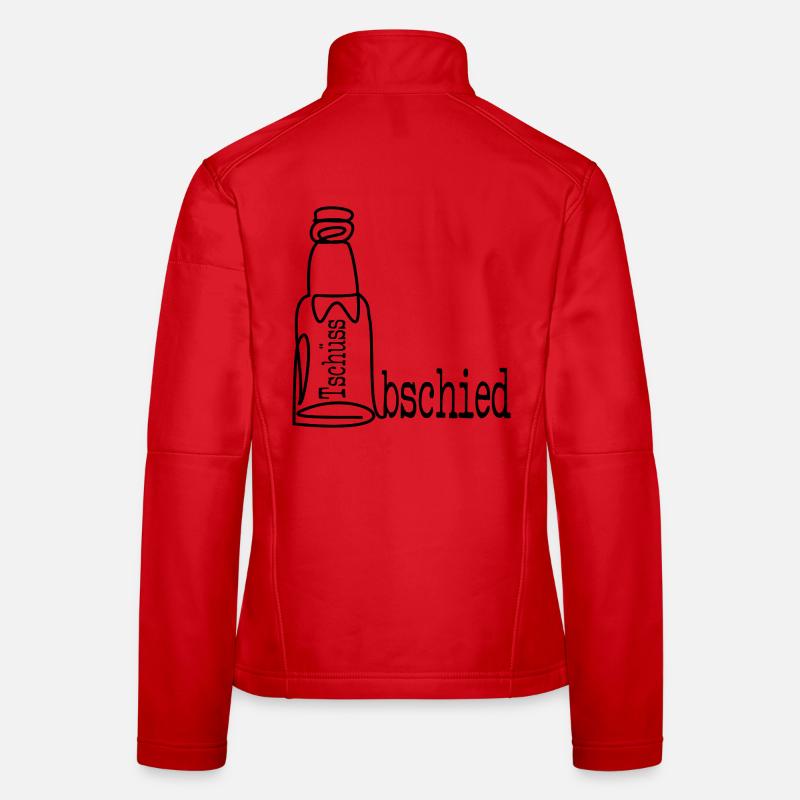 ABSCHIEDSPARTY ABSCHIED BIER Frauen Softshelljacke
