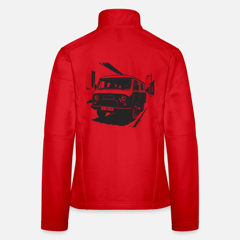 Visite culte du van Veste en tissu softshell Femme