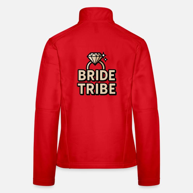 Bride Tribe EVJF bague dorée chic Veste en tissu softshell Femme