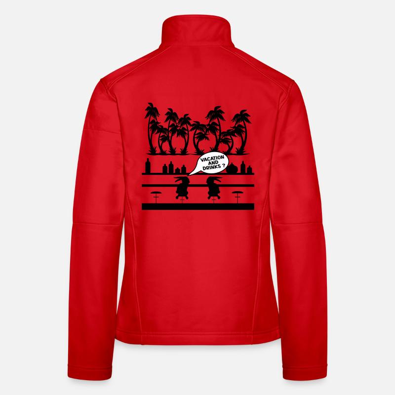 VACATION DRINKS BAR Women's Softshell Jacket