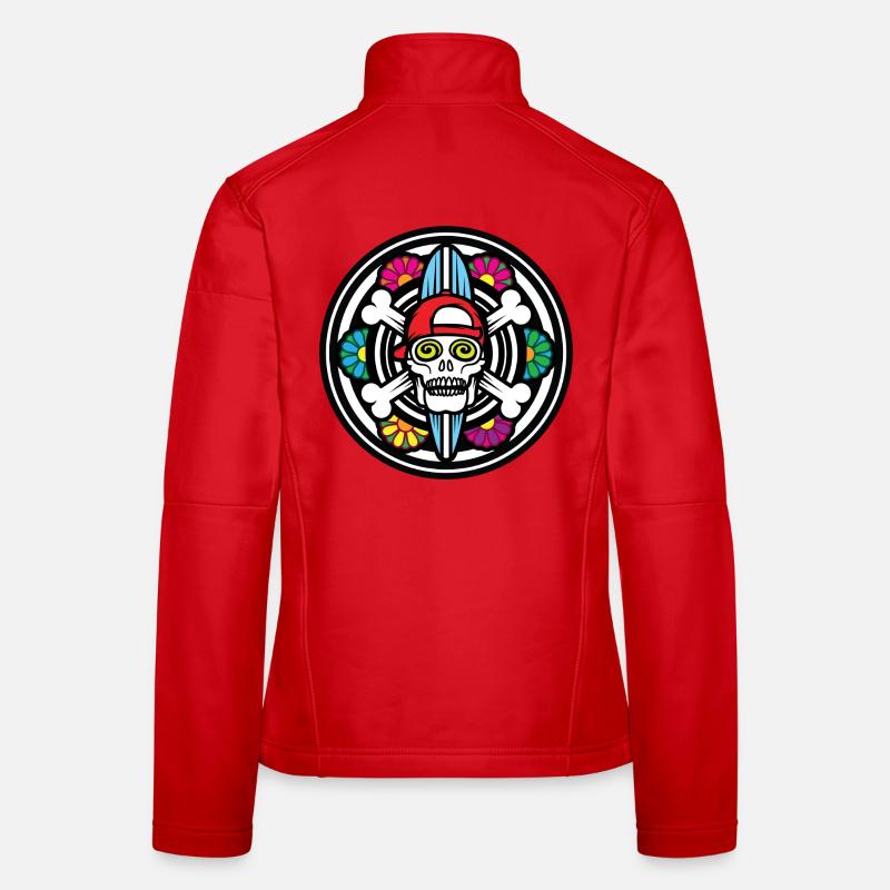 Surf Schädel Frauen Softshelljacke
