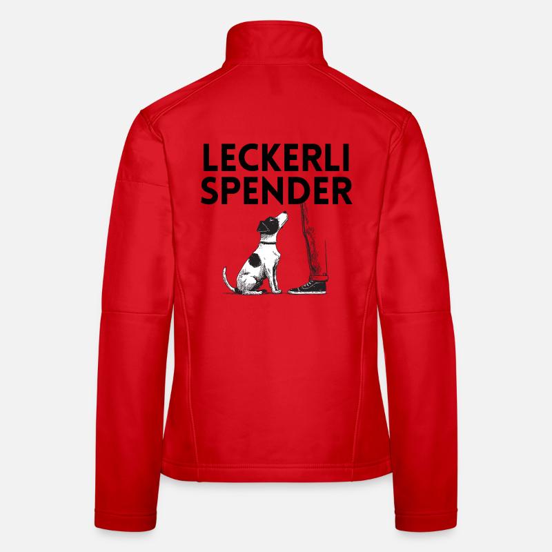 Leckerli-Spender Frauen Softshelljacke