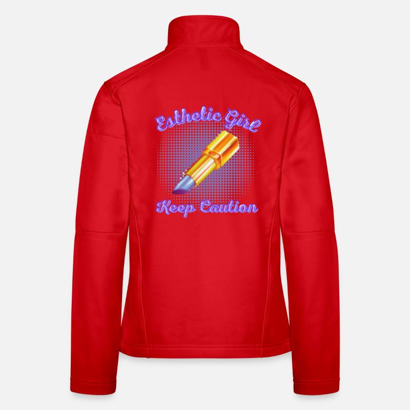 Kriegen Sie Ihren Graffiti-Lippenstift Frauen Softshelljacke