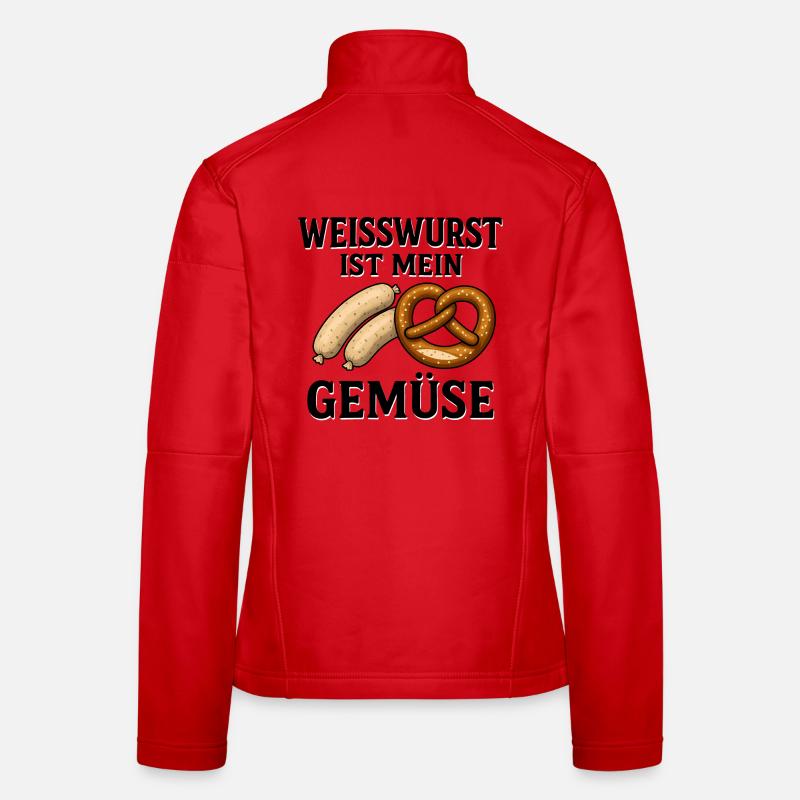 Weisswurst is my vegetable Women's Softshell Jacket