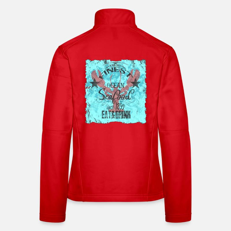 Oceanic Seafood Design Women's Softshell Jacket