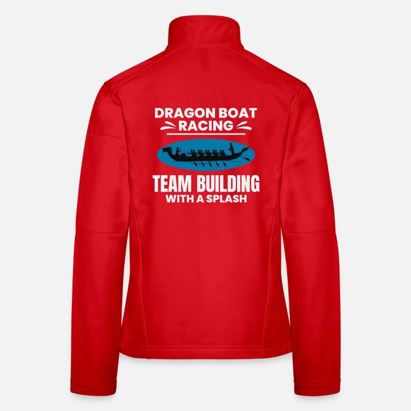Synchronisiertes Paddelteam Drachenboot Frauen Softshelljacke