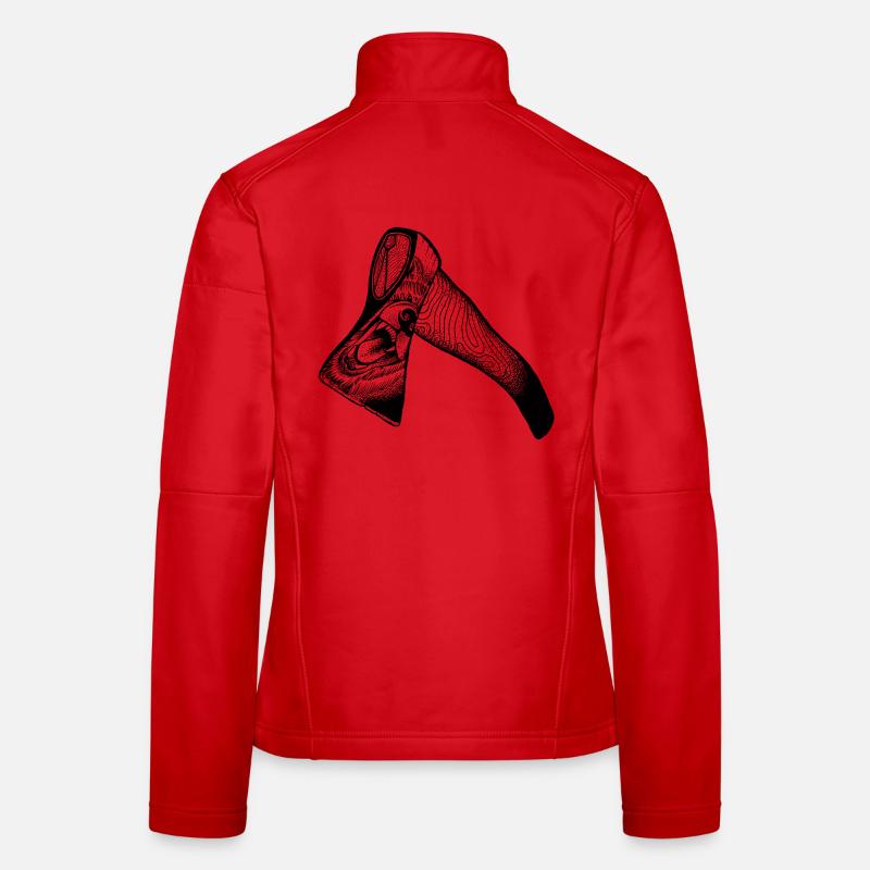 Axe & Bear - When Your Reflection Roars Back Women's Softshell Jacket