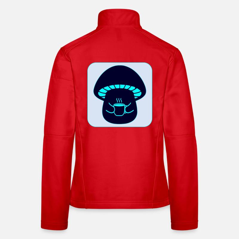 MUSHROOM PICKING - TEA Women's Softshell Jacket