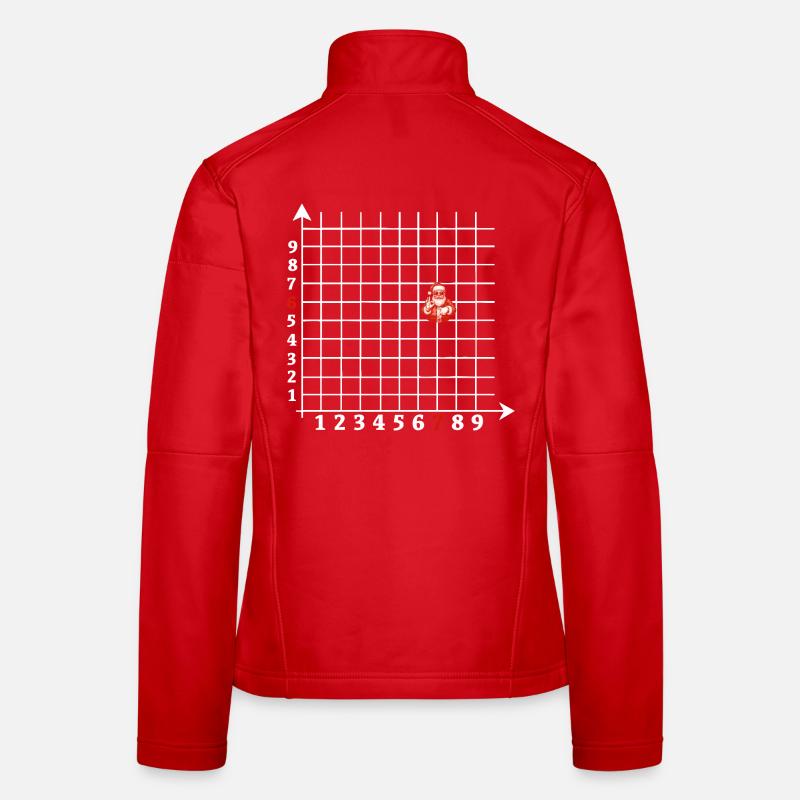 Santa Claus coordinates Six Seven Meme Women's Softshell Jacket