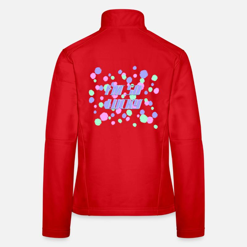 Ich bin so glücklich Frauen Softshelljacke