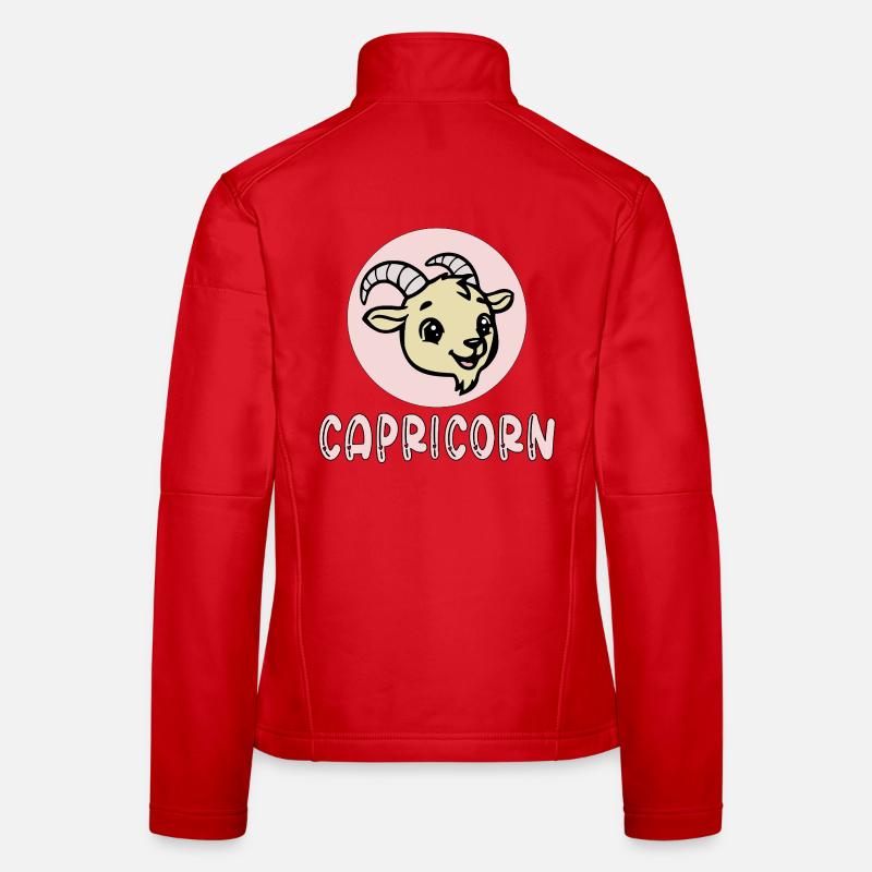 Steinbock Sternzeichen Kinder Geburtstag Frauen Softshelljacke