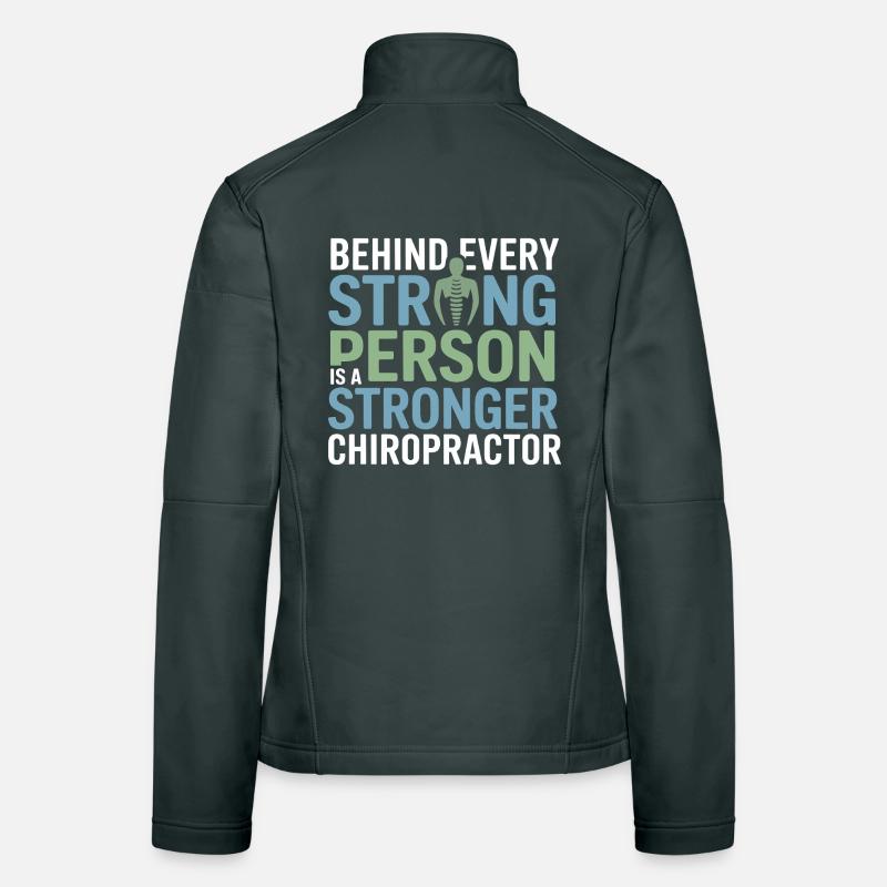 Licensed DC Professional Spinal Integrity Apparel Women's Softshell Jacket