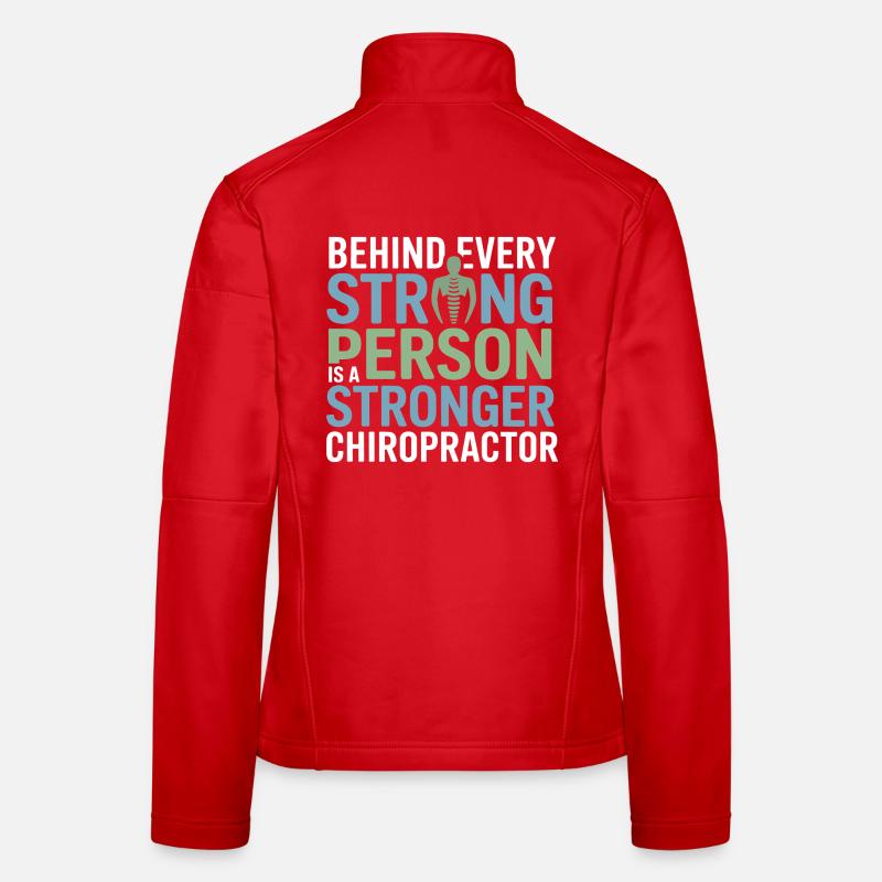 Licensed DC Professional Spinal Integrity Apparel Women's Softshell Jacket
