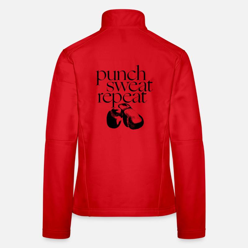 PUNCH SWEAT REPEAT Women's Softshell Jacket
