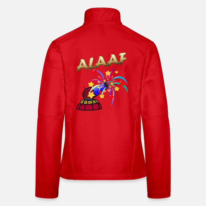 Carnaval des Feux d’Artifice du Carnaval d’Alaaf Veste en tissu softshell Femme