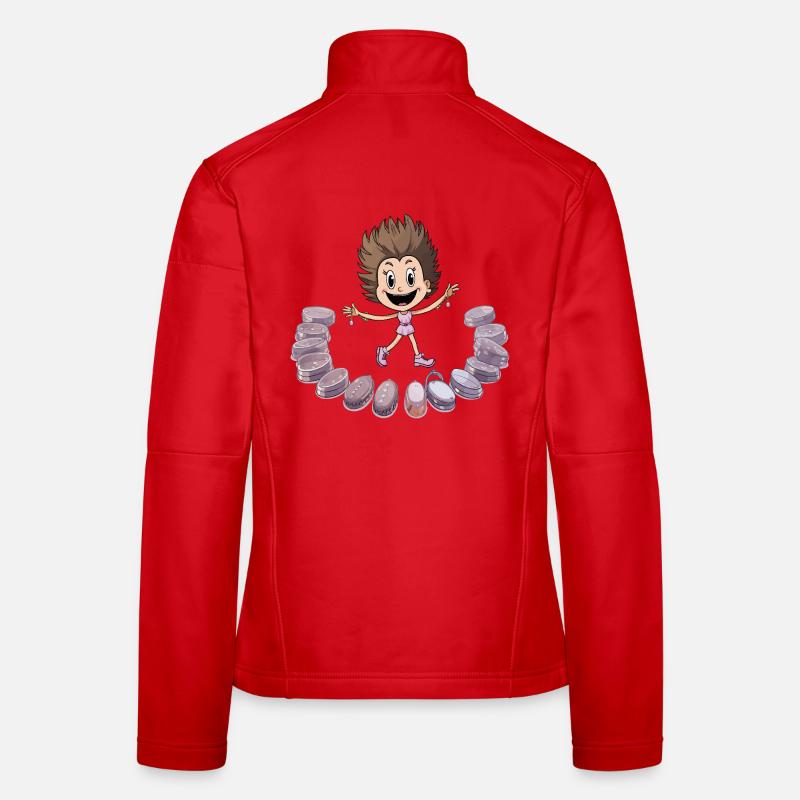 Danseuse Macaron Veste en tissu softshell Femme