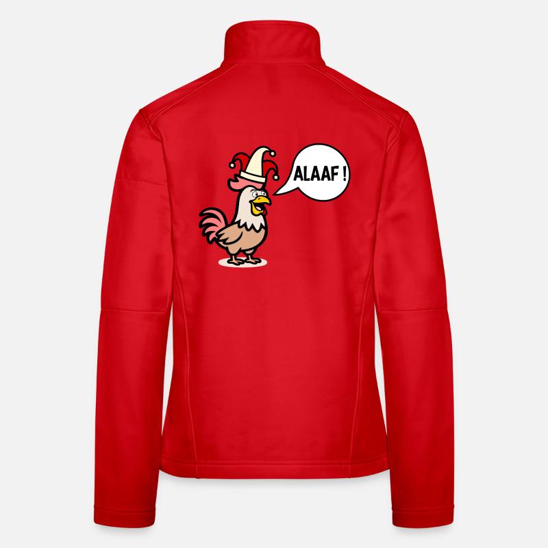 Alaaf Chickens - Carnival Hat Women's Softshell Jacket