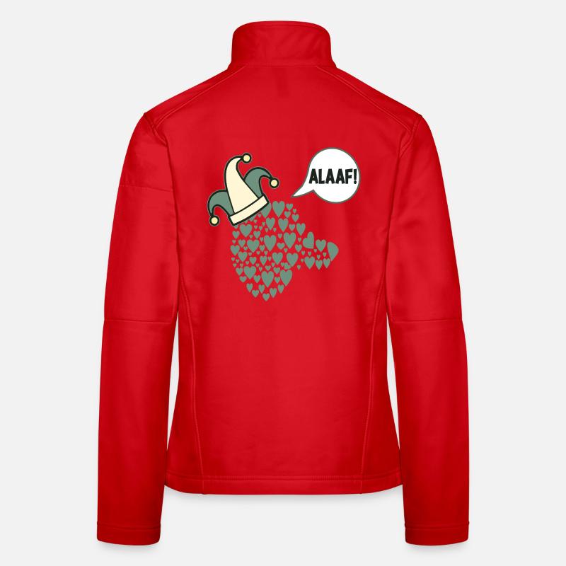 Karneval Alaaf Hunde Prinz Frauen Softshelljacke