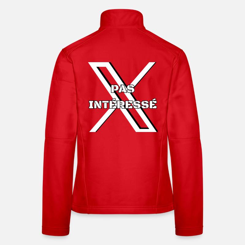 Le refus. Veste en tissu softshell Femme