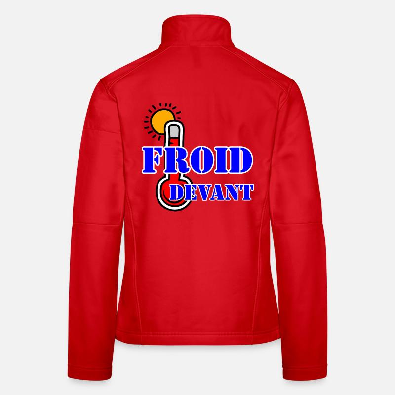 FROID DEVANT. Veste en tissu softshell Femme