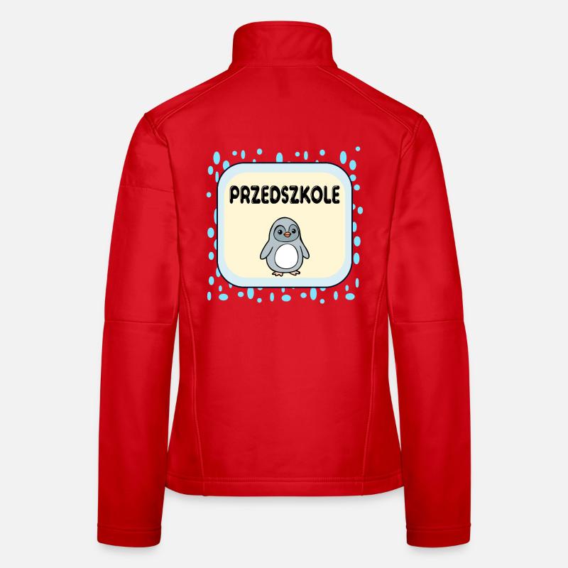 Jardin d’enfants Penguin Veste en tissu softshell Femme