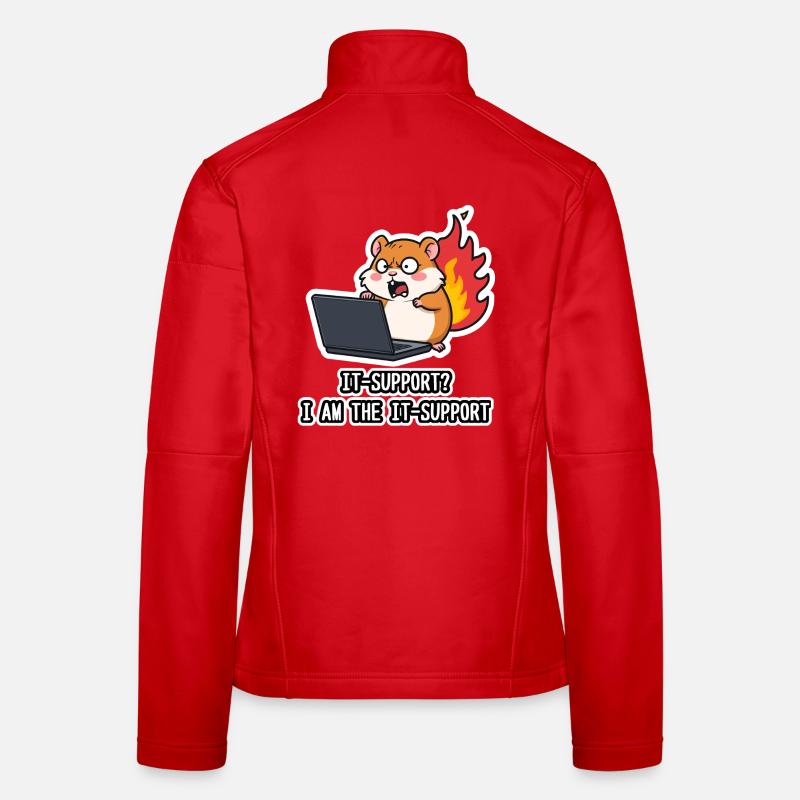 IT Support Hamster - Der pure Wahnsinn Frauen Softshelljacke