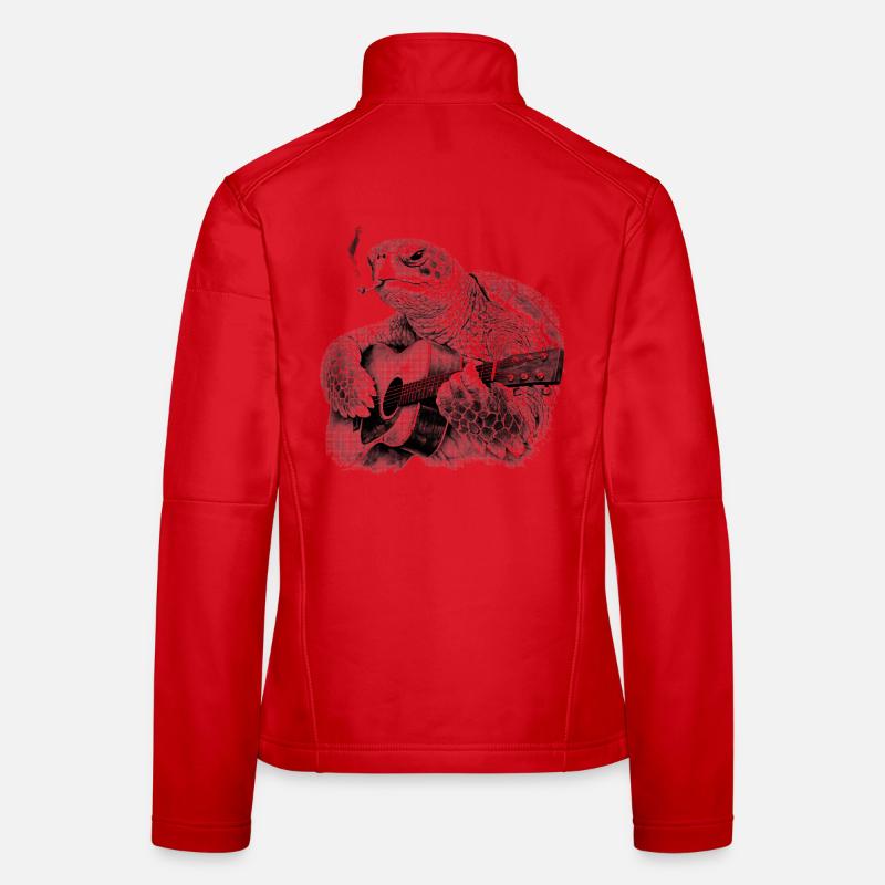 Turtle Blues Gitarrist Frauen Softshelljacke