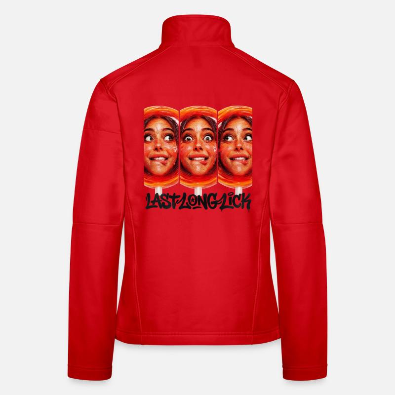 Triple Pop Face Lick Veste en tissu softshell Femme