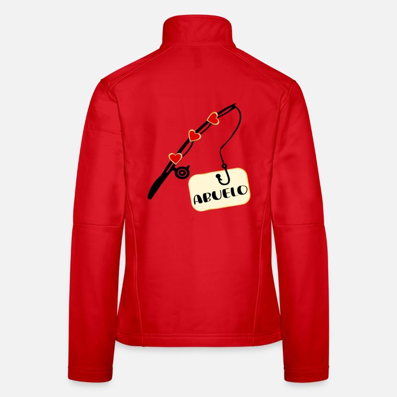 Grand-père pêcheur espagnol Veste en tissu softshell Femme
