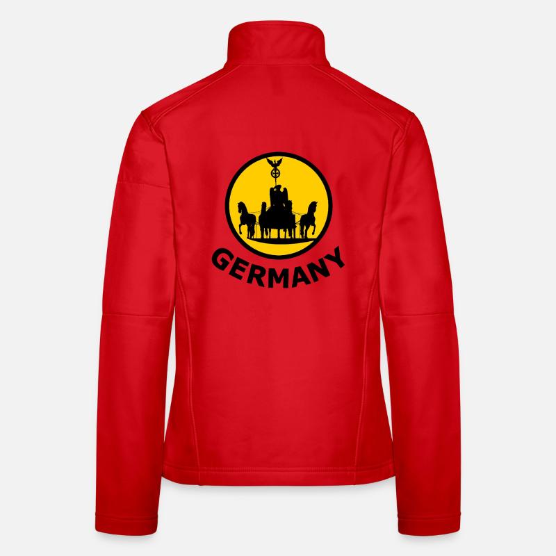 Berlin Sun Carriage Silhouette Women's Softshell Jacket