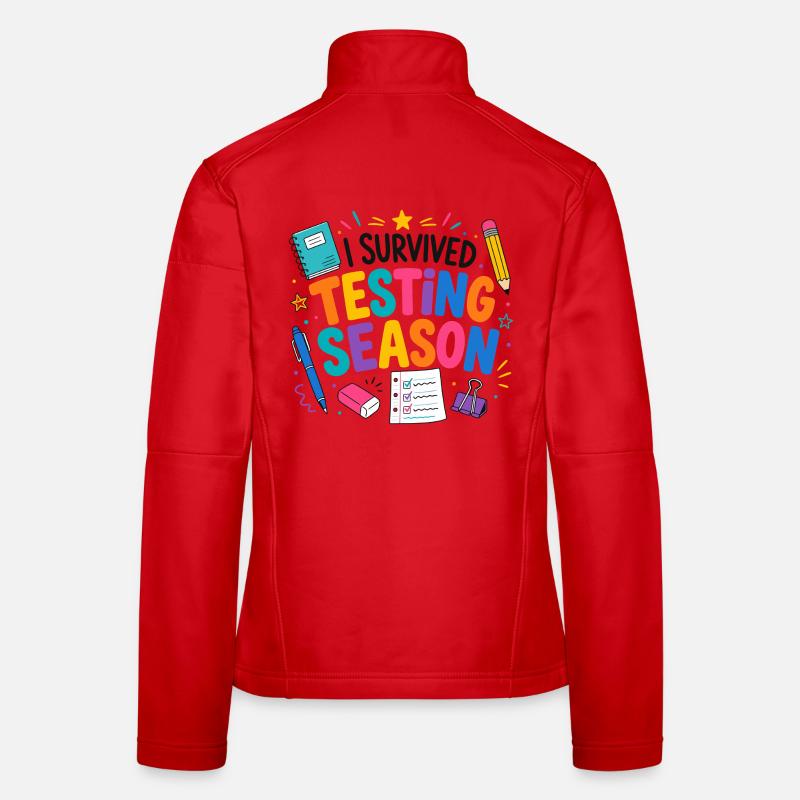 I survived the exam phase School Humor Women's Softshell Jacket