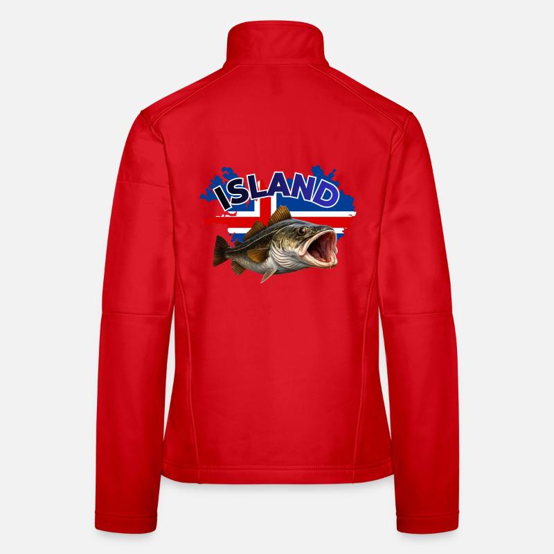 Iceland Cod Fishing Women's Softshell Jacket