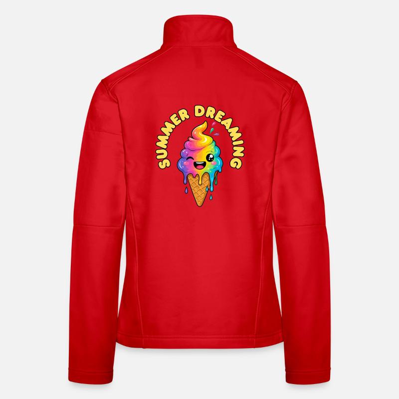 Summer Dreaming  - Frauen Softshelljacke - Rot