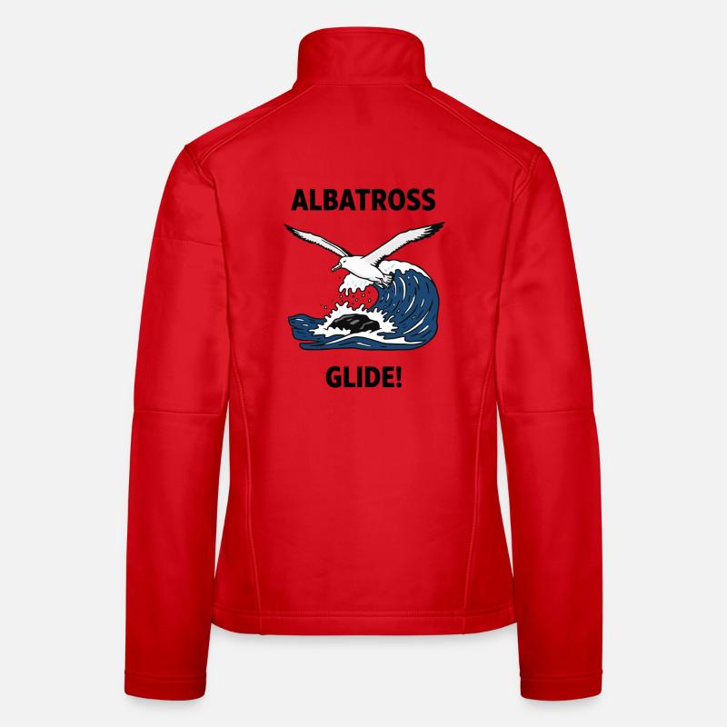 Albatros, Heuler, Seegleit-Albatros Frauen Softshelljacke