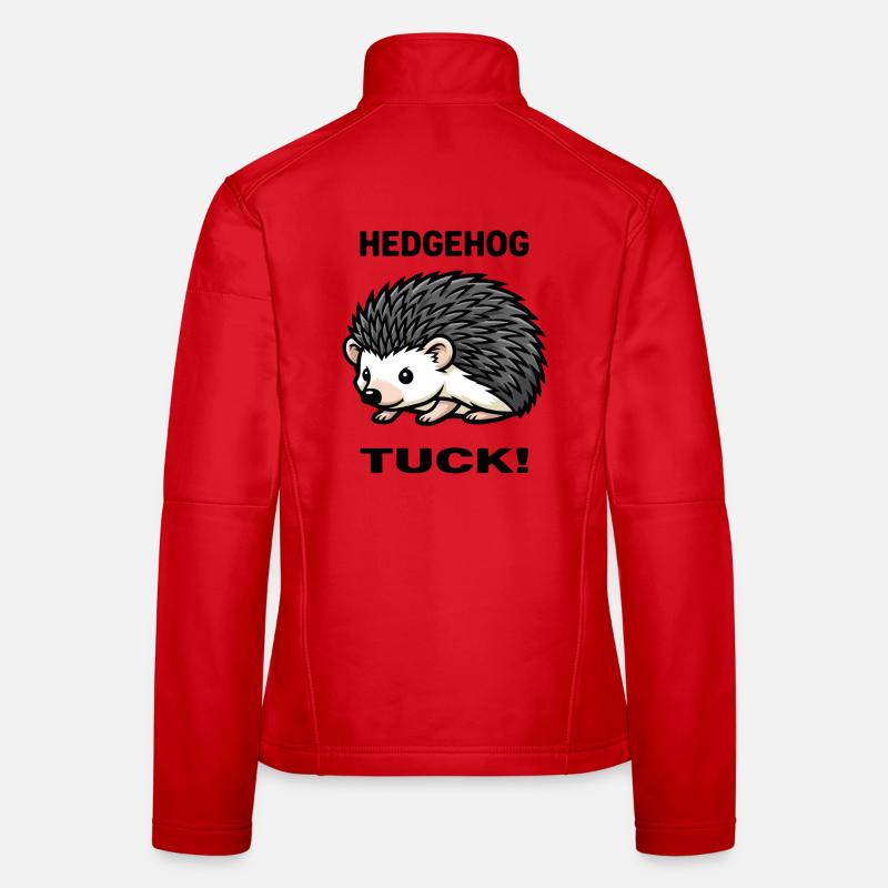 Herisson Tuck Hedgehog Epines Jardin Veste en tissu softshell Femme