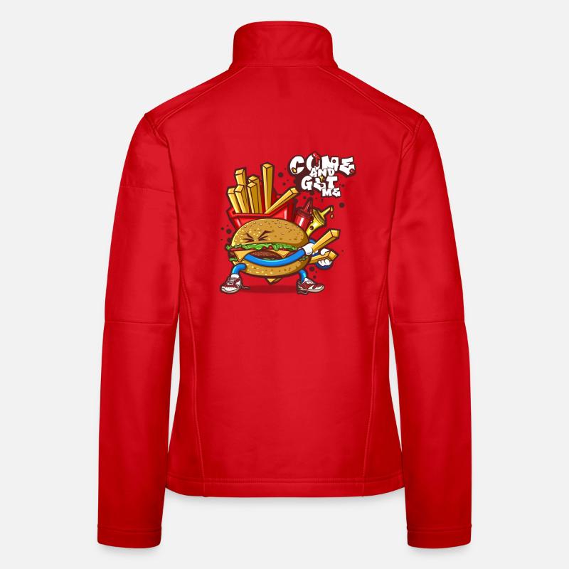 Samouraï Burger  Veste en tissu softshell Femme