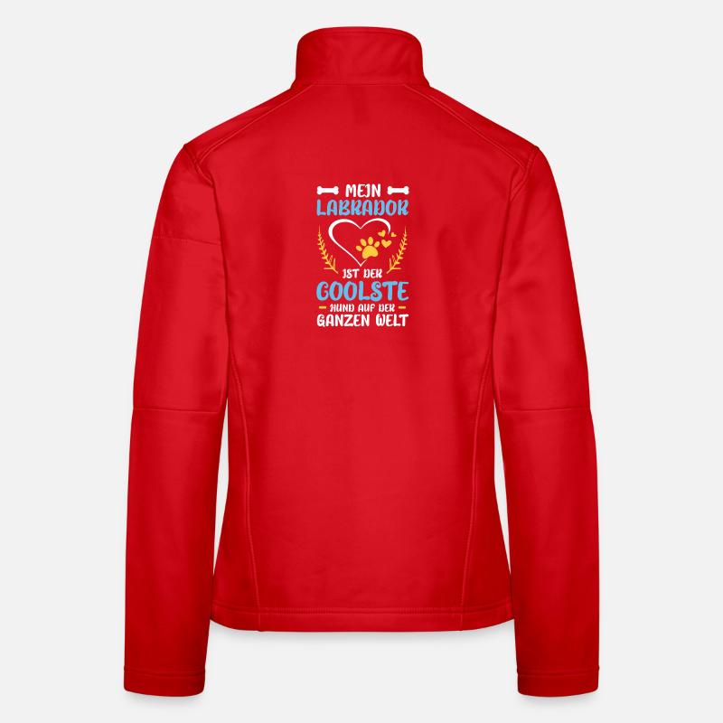 Mon labrador – le chien le plus cool du monde Veste en tissu softshell Femme