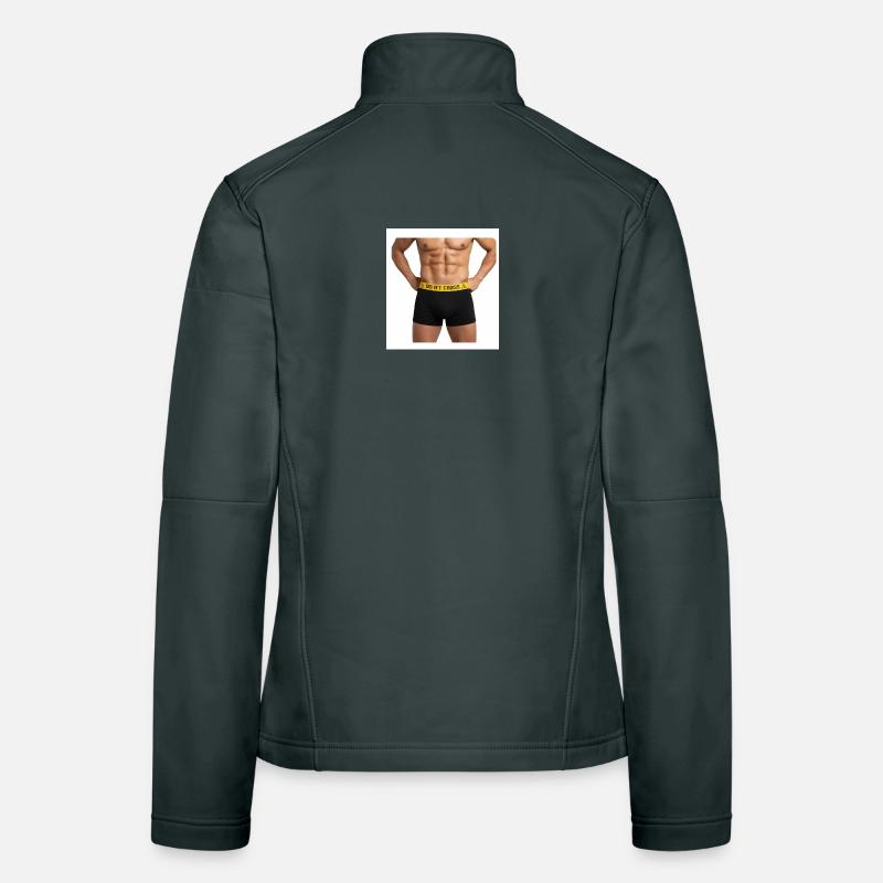 Cross Warning Boxer Briefs  "Do not cross" Women's Softshell Jacket