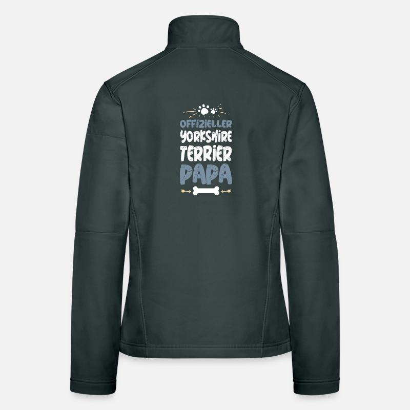 Diction du Yorkshire Terrier Veste en tissu softshell Femme