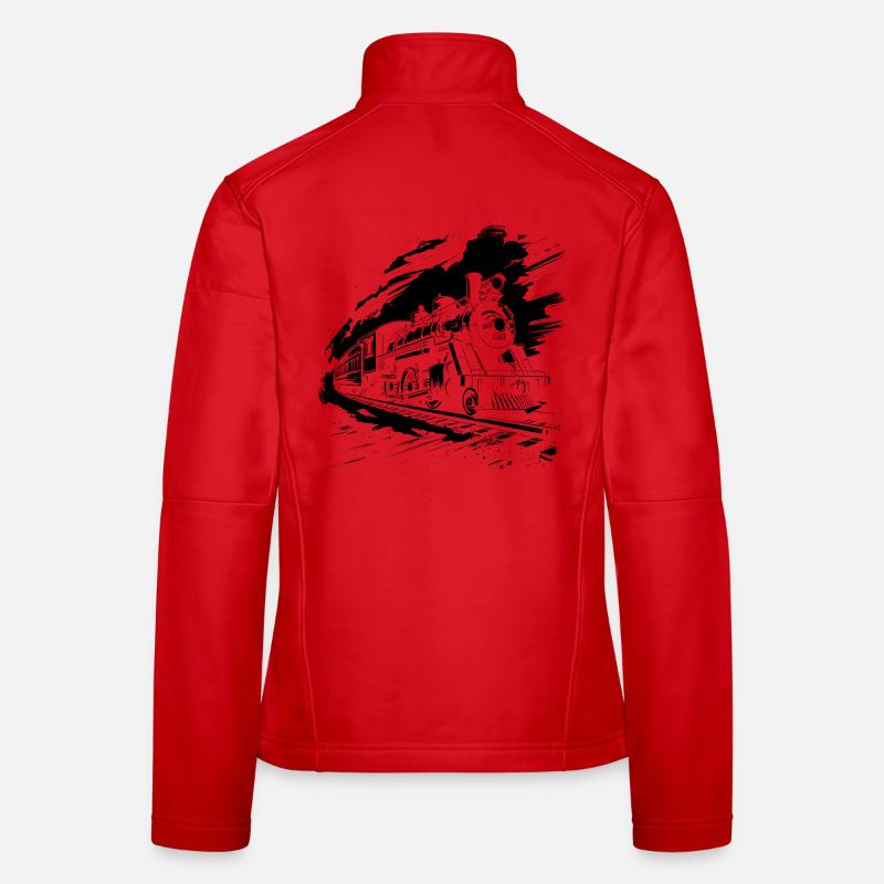 Eisenbahn Frauen Softshelljacke
